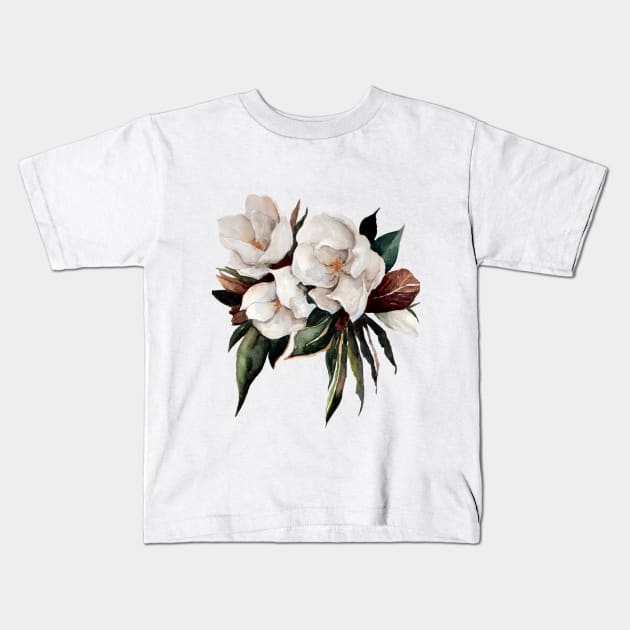 Magnolia Kids T-Shirt by artofsuff